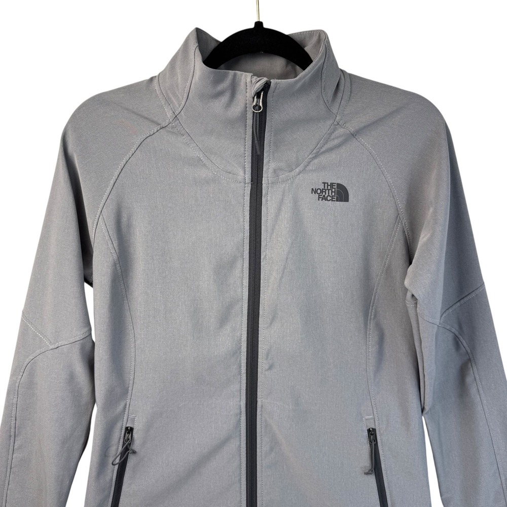 The North Face Jacket Womens Medium M/M Windwall Gray‎ Full Zip Outdoors Hiking - Picture 3 of 14